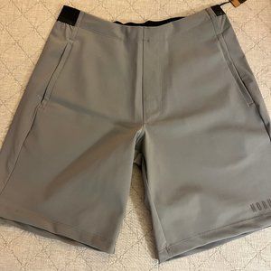 NoBull MEN'S LIGHTWEIGHT SHORT 9" - Stone Grey, NWT
